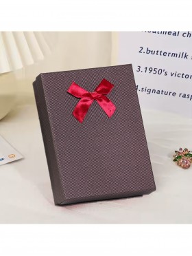 RECTANGLE GIFT BOX FOR NECKLACE EARRING (4  Pcs)